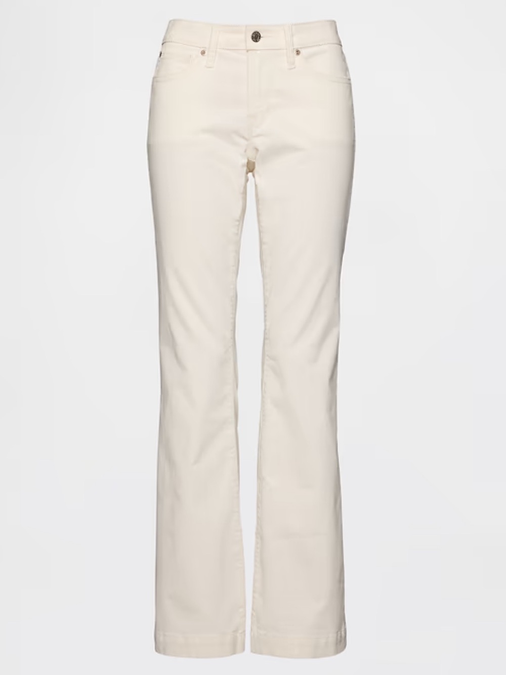GAP Cream Long and Lean Pants